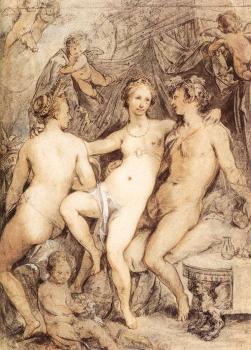亨德裡尅 格玆烏斯 Venus between Ceres and Bacchus